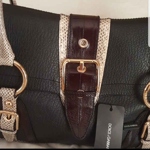 DOLCE AND GABANNA LEATHER HANDBAG - Picture 3 of 8